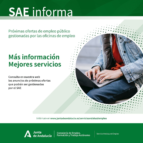 Tablón de ofertas de público gestionadas por SAE – Andalucia